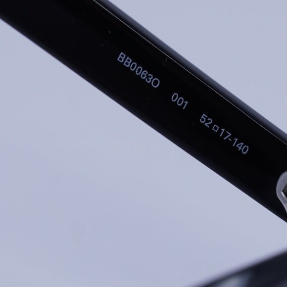 Balenciaga BB0063O 001 Eyeglasses Black 52mm Cat Eye Frame - Picture 9 of 10